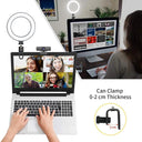 Clip-On Ring Light LED for Laptop Video Calls and Streaming  ourlum.com   