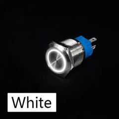 Metal Push Button Switch with LED Ring Light: Durable Waterproof Control Switch