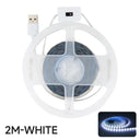 Motion Activated USB LED Light Strip for Kitchen and Cabinet - Hand Wave Sensor Switch  ourlum.com White-2M  