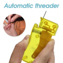 Automatic Needle Threader Tool for Hand Sewing - Easy Stitching Solution for Elderly and Low Vision Individuals  ourlum.com   