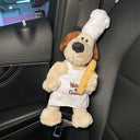 Adorable Cartoon Dog Car Seat Belt Shoulder Protector for Car Interior Protection  ourlum.com 1pcs G  