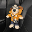 Adorable Cartoon Dog Car Seat Belt Shoulder Protector for Car Interior Protection  ourlum.com 1pcs H  