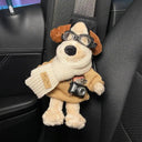 Adorable Cartoon Dog Car Seat Belt Shoulder Protector for Car Interior Protection  ourlum.com 1pcs C  