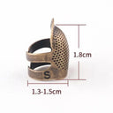 Retro Finger Protector Antique Thimble for Handworking and Needlecraft  ourlum.com S  