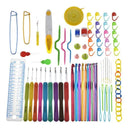 Ultimate DIY Crochet and Knitting Kit with Storage Case and Accessories  ourlum.com   