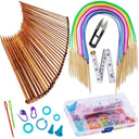 Ultimate DIY Crochet and Knitting Kit with Storage Case and Accessories  ourlum.com   