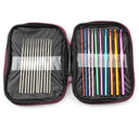 Ultimate DIY Crochet and Knitting Kit with Storage Case and Accessories  ourlum.com 22pcs Crochet Hooks  