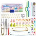 Ultimate DIY Crochet and Knitting Kit with Storage Case and Accessories  ourlum.com 52pcs Crochet Hooks  