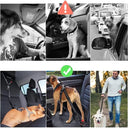 Enhanced Safety 2-in-1 Dog Car Seatbelt with Reflective Adjustable Restraint for Dogs  ourlum.com   