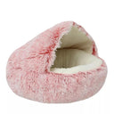 Luxurious Round Plush Pet Bed for Ultimate Comfort Dogs Cats