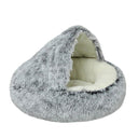 Luxurious Round Plush Pet Bed for Ultimate Comfort Dogs Cats