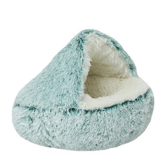 Luxurious Round Plush Pet Bed: Ultimate Comfort for Dogs and Cats