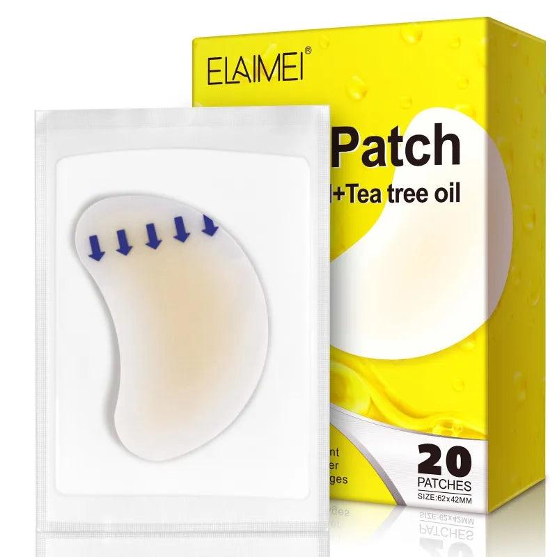 Clear Complexion Solution: Tea Tree Acne Patches - 20 Blemish Covers with Hydrocolloid Technology  ourlum.com Default Title  
