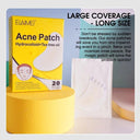 Clear Complexion Solution: Tea Tree Acne Patches - 20 Blemish Covers with Hydrocolloid Technology  ourlum.com   