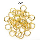 Wholesale Open Circle Jump Rings Set with Various Sizes - 200 Pieces  ourlum.com Gold 3mm 