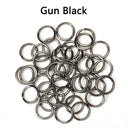 Wholesale Open Circle Jump Rings Set with Various Sizes - 200 Pieces  ourlum.com Gunblack 3mm 