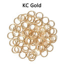 Wholesale Open Circle Jump Rings Set with Various Sizes - 200 Pieces  ourlum.com KC Gold 3mm 