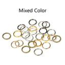 Wholesale Open Circle Jump Rings Set with Various Sizes - 200 Pieces  ourlum.com Mixed Color Random 3mm 