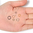 Wholesale Open Circle Jump Rings Set with Various Sizes - 200 Pieces  ourlum.com   