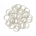 Wholesale Open Circle Jump Rings Set with Various Sizes - 200 Pieces  ourlum.com   