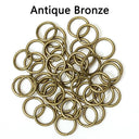 Wholesale Open Circle Jump Rings Set with Various Sizes - 200 Pieces  ourlum.com Antique Bronze 3mm 