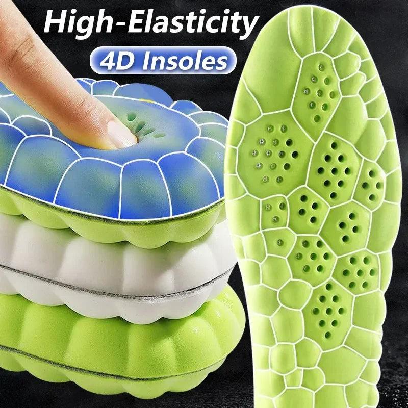 Ultimate Comfort 4D Massage Shoe Insoles for Men and Women - Arch Support Orthopedic Inserts  ourlum.com   