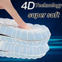 Ultimate Comfort 4D Massage Shoe Insoles for Men and Women - Arch Support Orthopedic Inserts  ourlum.com   