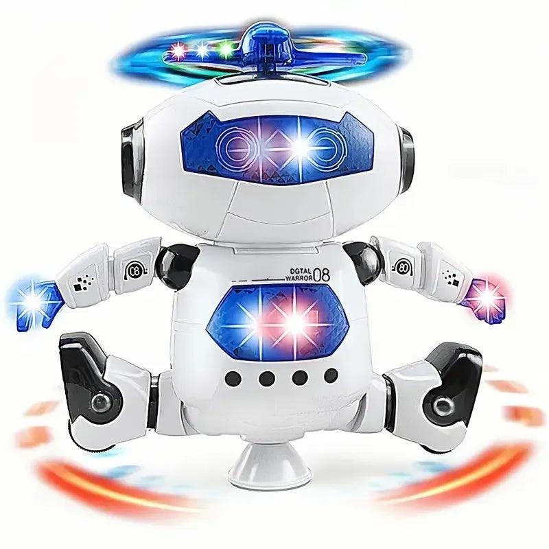 Interactive LED Dancing Robot Toy for Kids - Musical Electronic Walking Toy for Children's Gift  ourlum.com   