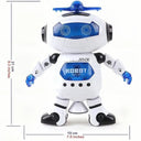 Interactive LED Dancing Robot Toy for Kids - Musical Electronic Walking Toy for Children's Gift  ourlum.com   