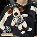 Cute Master Dog Doll Car Seatbelt Shoulder Pad - Soft Protection Cover  ourlum.com N  