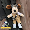 Cute Master Dog Doll Car Seatbelt Shoulder Pad - Soft Protection Cover  ourlum.com E  