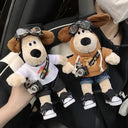 Cute Master Dog Doll Car Seatbelt Shoulder Pad - Soft Protection Cover  ourlum.com   