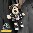 Cute Master Dog Doll Car Seatbelt Shoulder Pad - Soft Protection Cover  ourlum.com B  