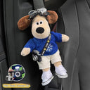 Cute Master Dog Doll Car Seatbelt Shoulder Pad - Soft Protection Cover  ourlum.com A  