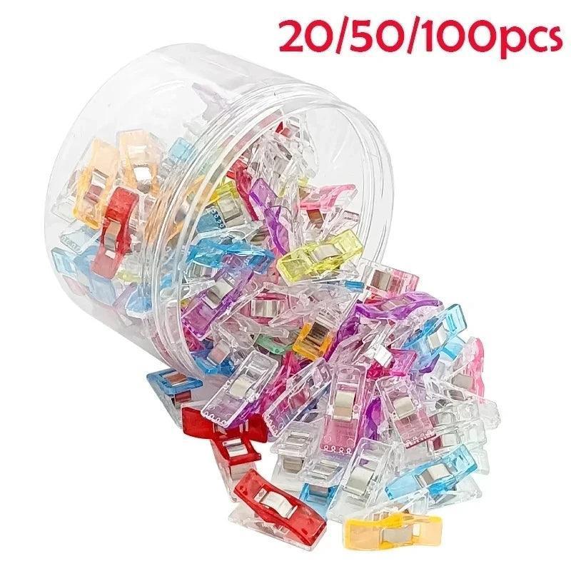 Plastic Sewing Clips Set - Crafting and Quilting Essentials  ourlum.com   