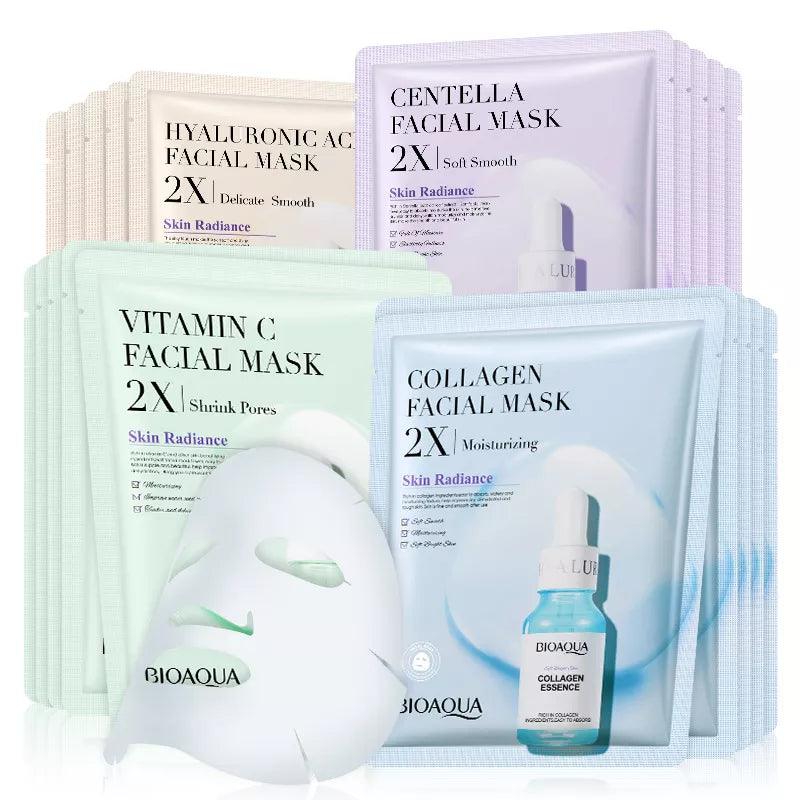 Ultimate Centella Collagen Hydrating Face Mask Set - 20 Sheet Masks for Radiant Skin  ourlum.com   