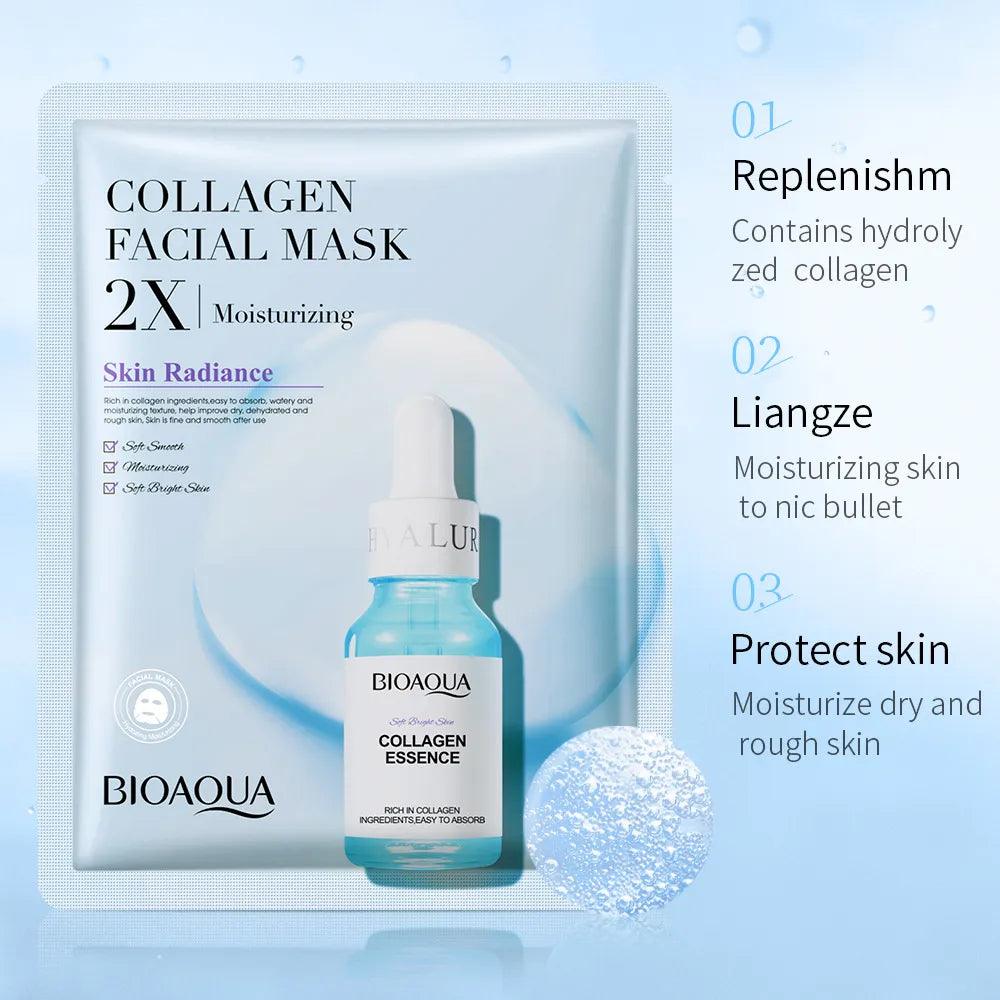 Ultimate Centella Collagen Hydrating Face Mask Set - 20 Sheet Masks for Radiant Skin  ourlum.com   