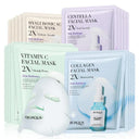 Ultimate Centella Collagen Hydrating Face Mask Set - 20 Sheet Masks for Radiant Skin  ourlum.com EACH COLOR 5P  