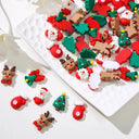 Christmas Cartoon Resin Figurine Crafts Set of 20 Miniatures for DIY Projects  ourlum.com   