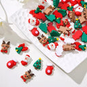 Christmas Cartoon Resin Figurine Crafts Set of 20 Miniatures for DIY Projects  ourlum.com Mixed  