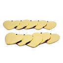 Customizable Stainless Steel Pet ID Tags - 20 Pack  ourlum.com Gold S-24x21mm 