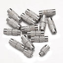 Steampunk Clasp Closure Fastener Locks Set - 20pcs for DIY Jewelry Making  ourlum.com Rhodium 1  