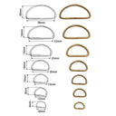 Vintage Metal D Ring Buckles Set for DIY Sewing and Handmade Projects - Pack of 20  ourlum.com   