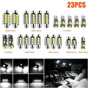 Enhance Your BMW Interior with 23-Piece LED Car Light Kit  ourlum.com 6000K Cold White 23 PCS 6000K