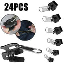 Universal Zipper Repair Kit - Pack of 24/12/6 Pieces for Easy DIY Zipper Fixes  ourlum.com   