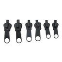 Universal Zipper Repair Kit - Pack of 24/12/6 Pieces for Easy DIY Zipper Fixes  ourlum.com 6pcs Black  