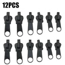 Universal Zipper Repair Kit - Pack of 24/12/6 Pieces for Easy DIY Zipper Fixes  ourlum.com 12pcs Black  