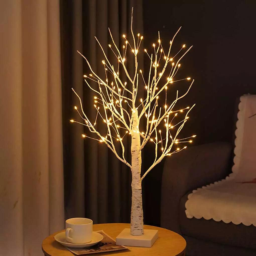 Enchanting Birch Tree LED Lights for Home and Event Decor  ourlum.com   