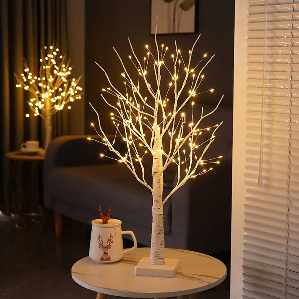Enchanting Birch Tree LED Lights for Home and Event Decor  ourlum.com   