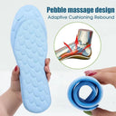 Memory Foam Massage Insoles: Customizable Orthopedic Cushion Pads for Sports Shoes  ourlum.com   